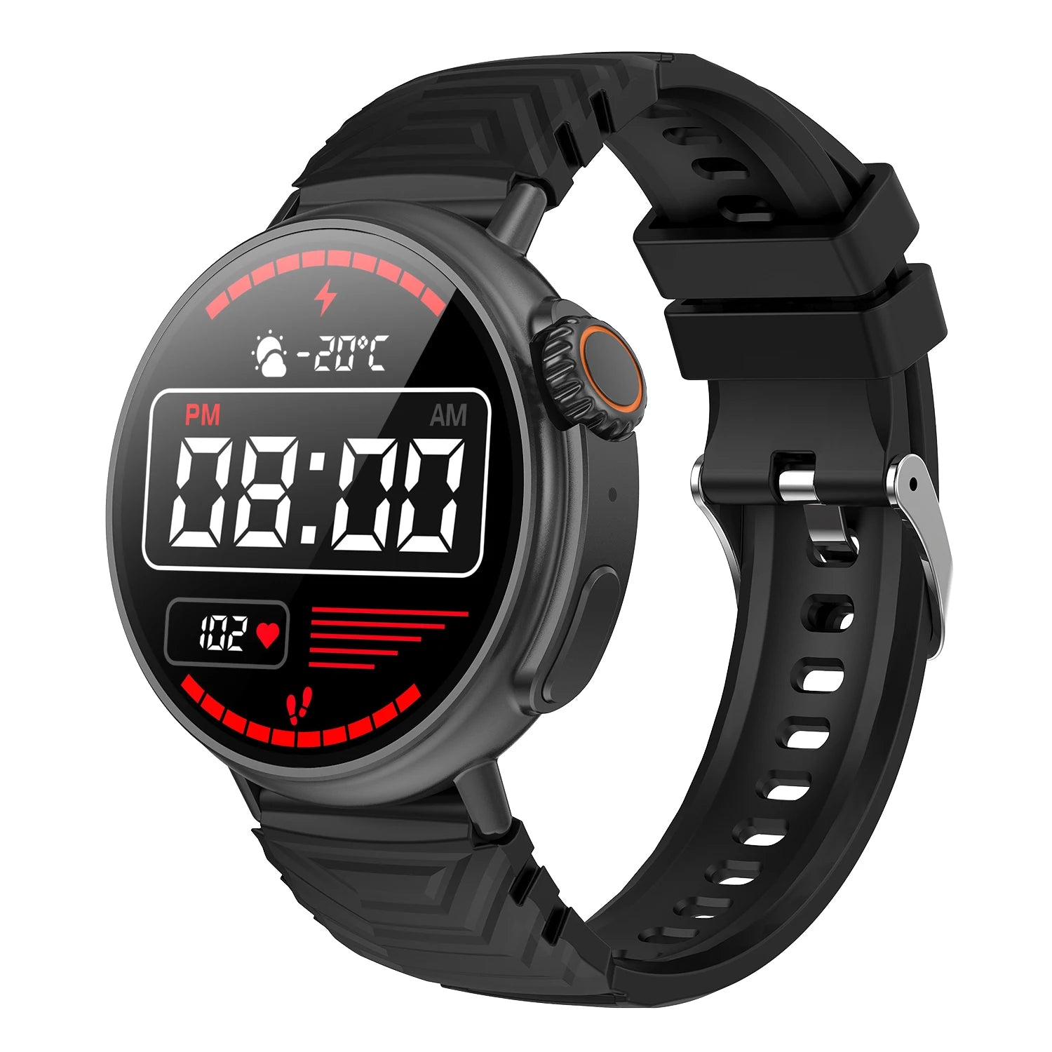 1.52 Inch Bluetooth Call Smart Watch Men Sports Fitness Tracker Heart Rate Monitor Music Playback Smartwatch for Android IOS